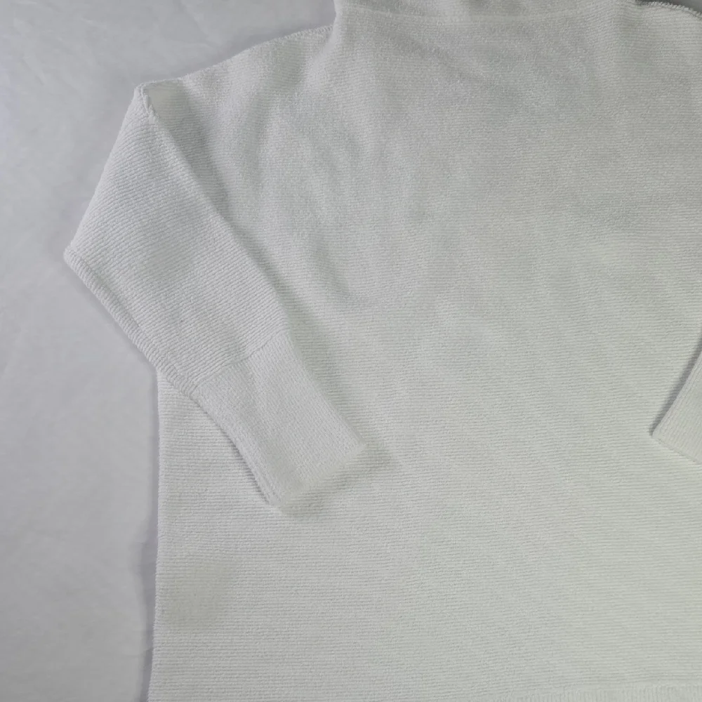 Free People Classic White Turtleneck Sweater
